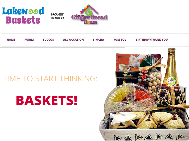 lakewood baskets by ginger bread house candy